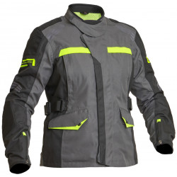 Geacă moto din textil pentru damă Lindstrands Granberg Grey/yellow Geacă moto din textil pentru damă Lindstrands Granberg Grey/yellow