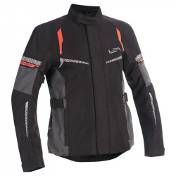 Geacă moto din textile Lindstrands Backafall Black/grey Geacă moto din textile Lindstrands Backafall Black/grey