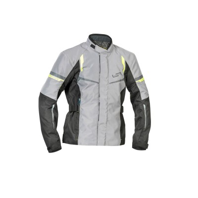 Geacă moto din textile Lindstrands Backafall Grey/black