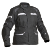 Geacă moto din material textil pentru femei  Lindstrands Granberg Black/White thumb