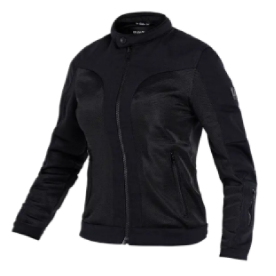 Geacă moto din textil pentru damă JOHN DOE AERO MESH BLACK
