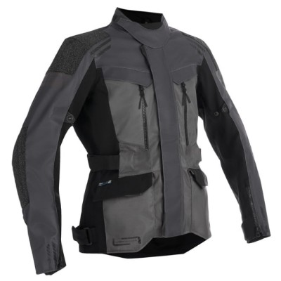 Geacă moto din textile Lindstrands Storbo Graphite Dark Grey Black