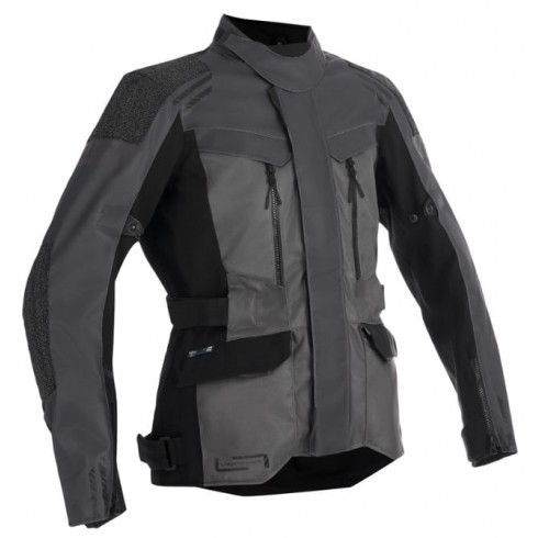 Geacă moto din textile Lindstrands Storbo Graphite Dark Grey Black Geacă moto din textile Lindstrands Storbo Graphite Dark Grey Black