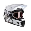 Cască motocross LEATT Kit Moto 9.5 Carbon/White V26 thumb