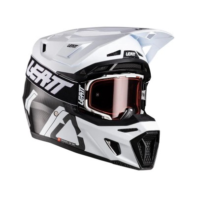 Cască motocross LEATT Kit Moto 9.5 Carbon/White V26 Cască motocross LEATT Kit Moto 9.5 Carbon/White V26