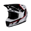 Cască motocross LEATT Kit Moto 7.5 White/Red V26 thumb