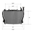 Radiator pentru BMW S1000RR 2009-2018 Radiator pentru BMW S1000RR 2009-2018 thumb