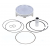 Kit piston ATHENA Yamaha WR450F 21-23, YZ450F 20-22, mărimea C, cilindru 96,97 mm thumb