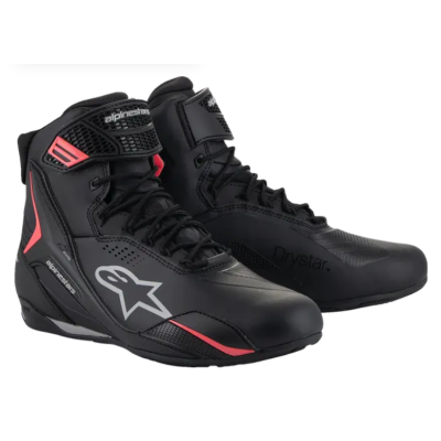 Ghete moto damă  ALPINESTARS STELLA FASTER-4 DS BLACK/GRAY/CORAL