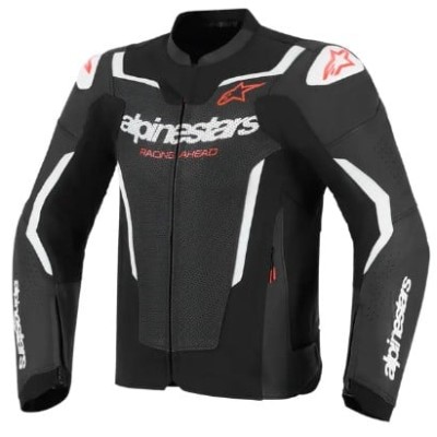 Geacă de piele   ALPINESTARS GP FORCE V2 AIR BK/WHT
