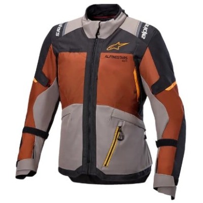 Geacă din material textil ALPINESTARS Andes v4 Drystar® WALNUT/RUST/BK