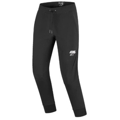 Pantaloni din material textil  ALPINESTARS AEROSHELL BLACK/WHITE