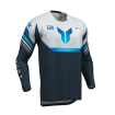 Bluza motocross THOR LAUNCHMODE VENTED RAPTOR MIDNIGHT BLUE/GRAY thumb
