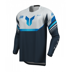 Bluza motocross THOR LAUNCHMODE VENTED RAPTOR MIDNIGHT BLUE/GRAY