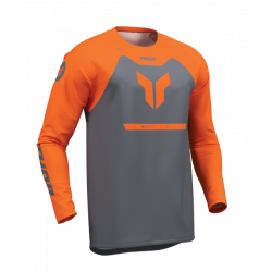 Bluza motocross  THOR RIDEMODE MENACE ORANGE/CHAR