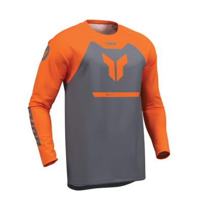 Bluza motocross THOR RIDEMODE MENACE ORANGE/CHAR Bluza motocross THOR RIDEMODE MENACE ORANGE/CHAR