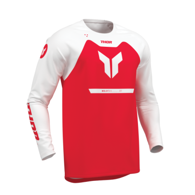 Bluza motocross THOR RIDEMODE MENACE RED