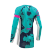 Bluză motocross pentru femei THOR LAUNCHMODE BLEACH WHITE/AQUA thumb