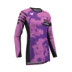 Bluză motocross pentru femei  THOR LAUNCHMODE BLEACH BLACK/ORCHID thumb