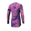 Bluză motocross pentru femei  THOR LAUNCHMODE BLEACH BLACK/ORCHID thumb