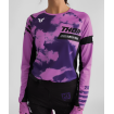 Bluză motocross pentru femei  THOR LAUNCHMODE BLEACH BLACK/ORCHID thumb
