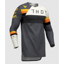 Bluza motocross  THOR SPORTMODE LEAGUE CHAR/WHT