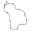 Garnitură capac ambreiaj internă  ATHENA KTM SX85 18-25; Husqvarna TC85 18-25; Gas Gas MC85 21-25 thumb