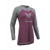 Bluză motocross pentru femei THOR RIDEMODE MENACE PURPLE/GRAY