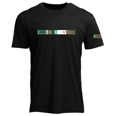 Tricou moto THOR TANGENT BLACK 