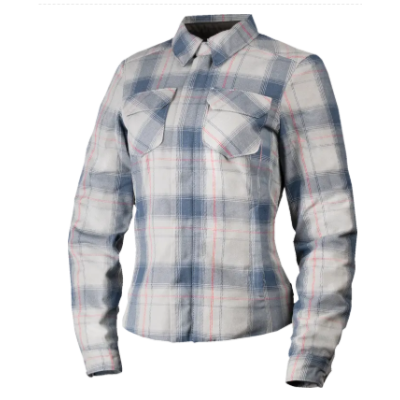 Cămașă moto damă  ICON Fallblock Flannel Grey