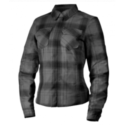 Cămașă moto damă  ICON Fallblock Flannel Black