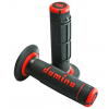 Mansoane moto DOMINO GRIPS DUALLY 1/2 WAF Black/Red