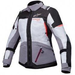 Geacă moto de damă ALPINESTARS Stella Andes v4 Drystar® Gray/Black/Coral Geacă moto de damă ALPINESTARS Stella Andes v4 Drystar® Gray/Black/Coral