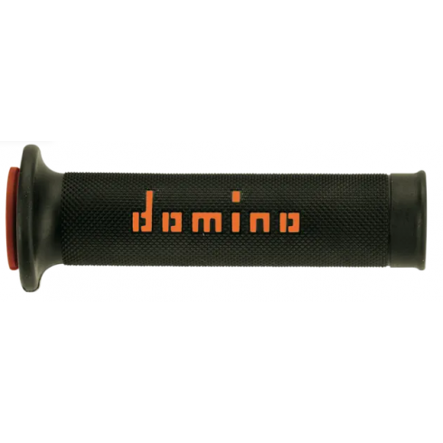 Mansoane moto  DOMINO GRIPS A010 BLACK/ORANGE Mansoane moto  DOMINO GRIPS A010 BLACK/ORANGE