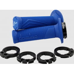 Mansoane moto  DOMINO GRIPS DOMINO D100 LockOn Blue