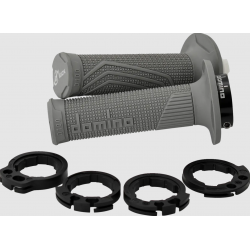 Mansoane moto DOMINO GRIPS DOMINO D100 LockOn Grey Mansoane moto DOMINO GRIPS DOMINO D100 LockOn Grey