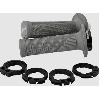 Mansoane moto DOMINO GRIPS DOMINO D100 LockOn Grey
