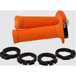 Mansoane moto  DOMINO GRIPS DOMINO D100 LockOn Orange