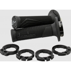 Mansoane moto DOMINO GRIPS DOMINO D100 LockOn Black Mansoane moto DOMINO GRIPS DOMINO D100 LockOn Black