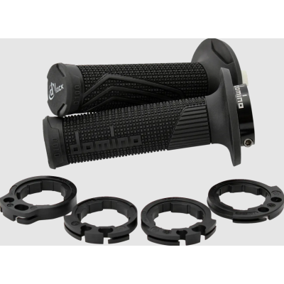 Mansoane moto  DOMINO GRIPS DOMINO D100 LockOn Black