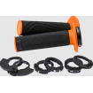Mansoane moto  DOMINO D200 LOCK ON GRIPS BLACK/ORANGE thumb