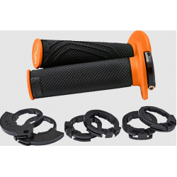 Mansoane moto DOMINO D200 LOCK ON GRIPS BLACK/ORANGE Mansoane moto DOMINO D200 LOCK ON GRIPS BLACK/ORANGE