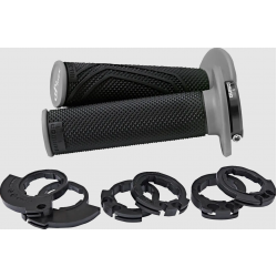 Mansoane moto DOMINO D200 LOCK ON GRIPS BLACK/GRAY Mansoane moto DOMINO D200 LOCK ON GRIPS BLACK/GRAY