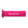 Mansoane moto DOMINO GRIPS A010 FUCHSIA/WHITE