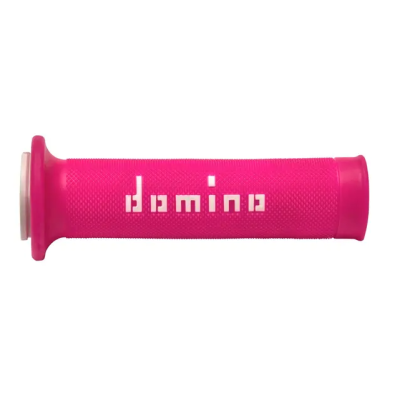 Mansoane moto DOMINO GRIPS A010 FUCHSIA/WHITE