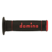 Mansoane moto DOMINO GRIPS A240 PAIR BLACK/RED thumb