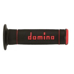 Mansoane moto DOMINO GRIPS A240 PAIR BLACK/RED Mansoane moto DOMINO GRIPS A240 PAIR BLACK/RED