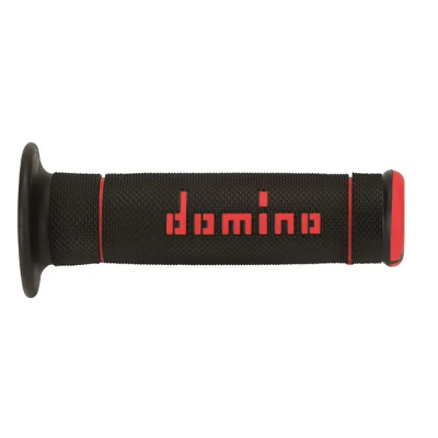 Mansoane moto DOMINO GRIPS A240 PAIR BLACK/RED