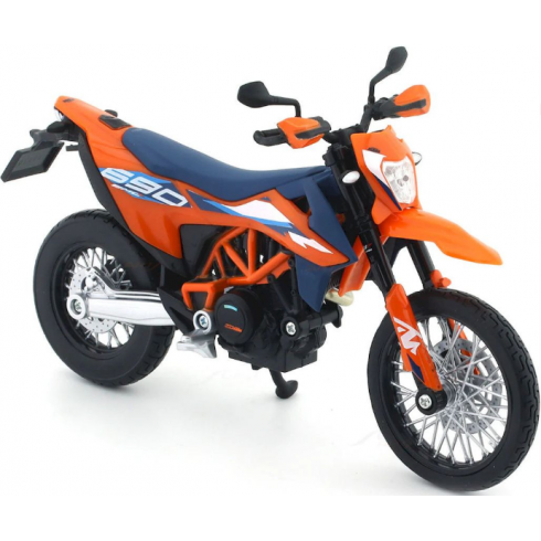 Motocicletă jucărie KTM 690 SMC R Orange 2023 Motocicletă jucărie KTM 690 SMC R Orange 2023
