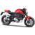 Jucărie motocicleta  Ducati Monster Red/Grey 2021 thumb